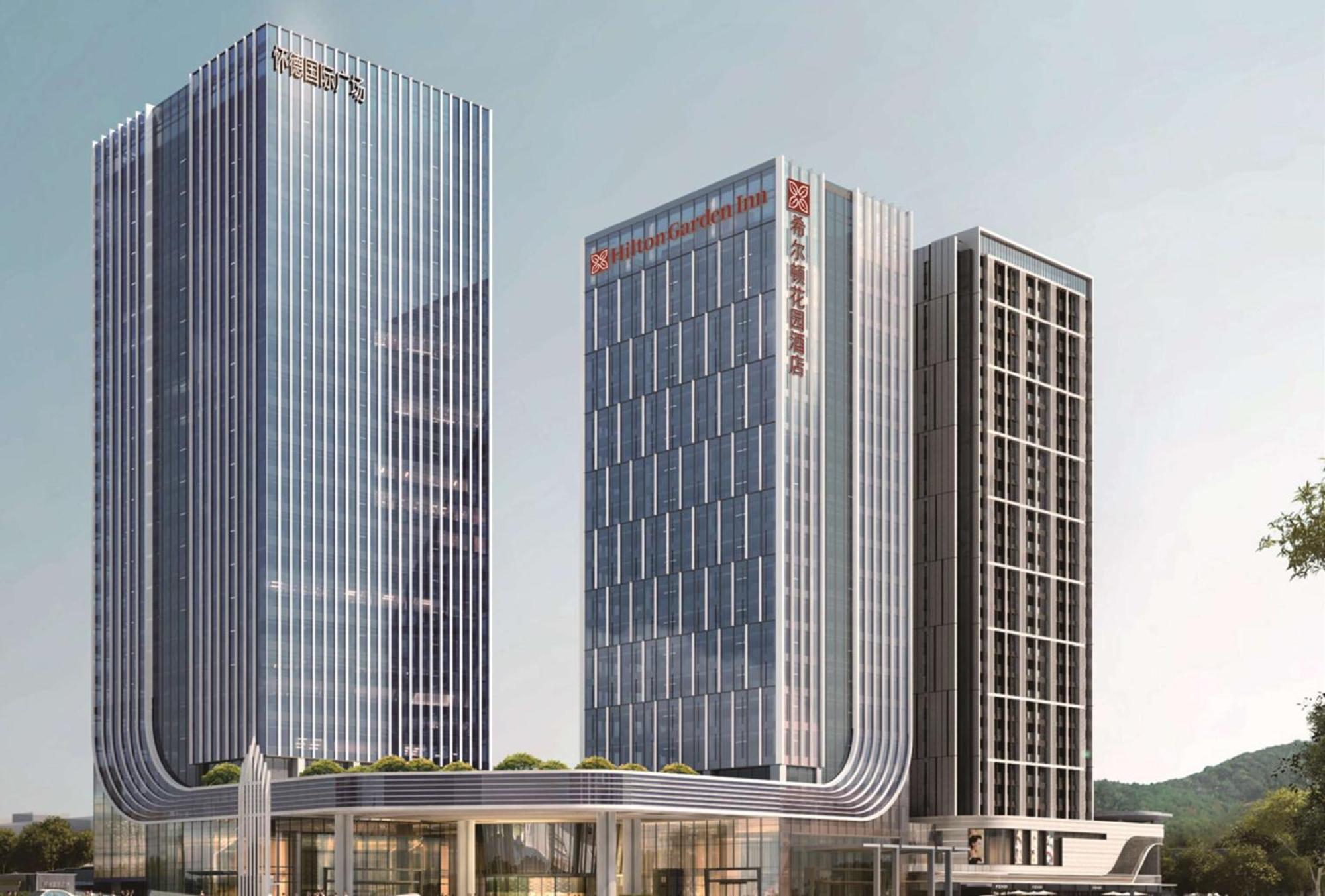 Hilton Garden Inn Shenzhen Baoan Huaide Exterior foto