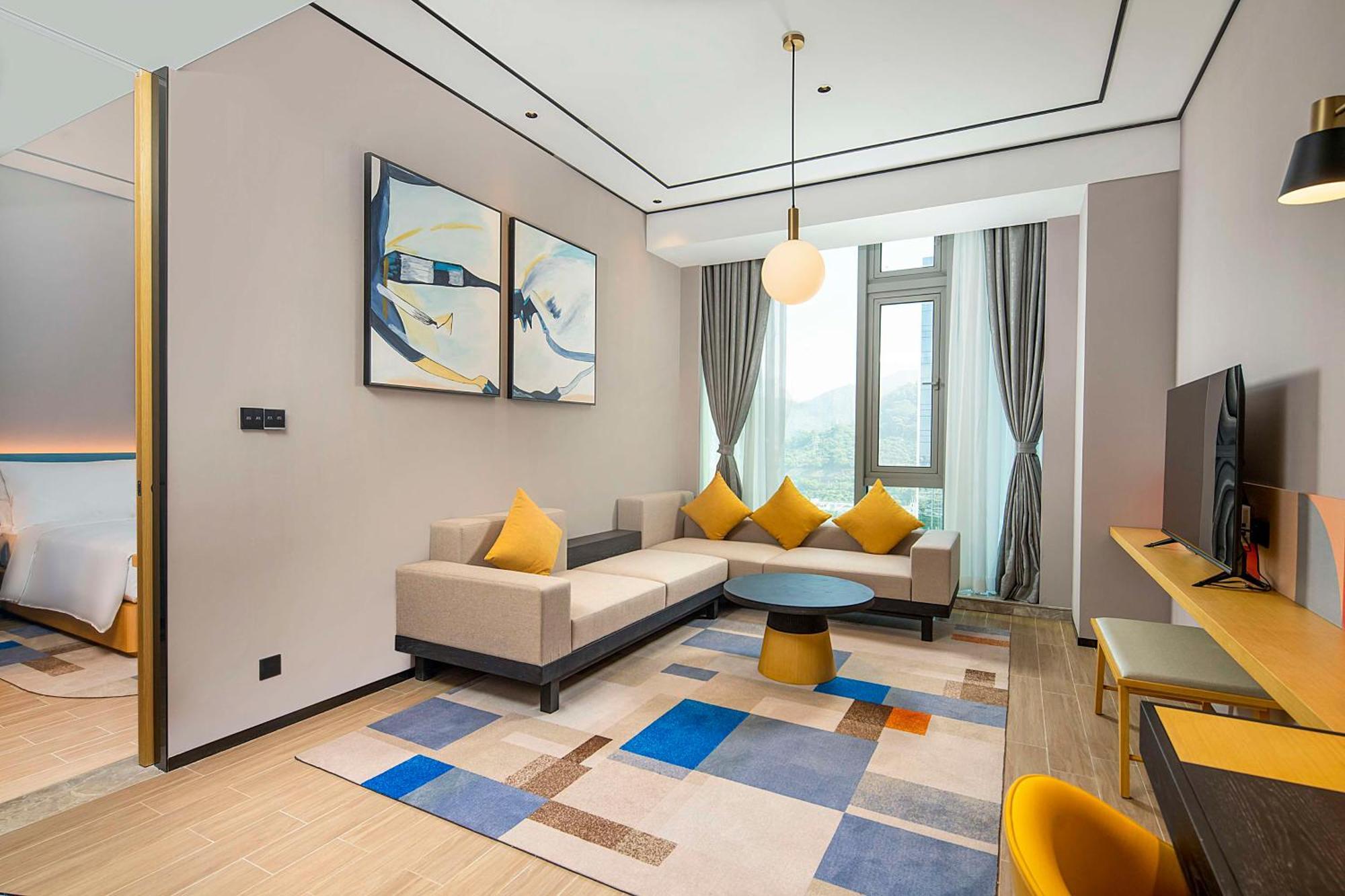 Hilton Garden Inn Shenzhen Baoan Huaide Exterior foto